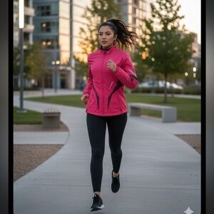 Brooks Women’s Lightweight Running Jacket with Mesh Panels .